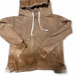 We The Free Tan and Brown Hoodie Size Xs Oversized